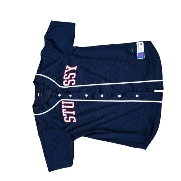 Stussy Mesh Baseball Jersey XL - Picture 5 of 9